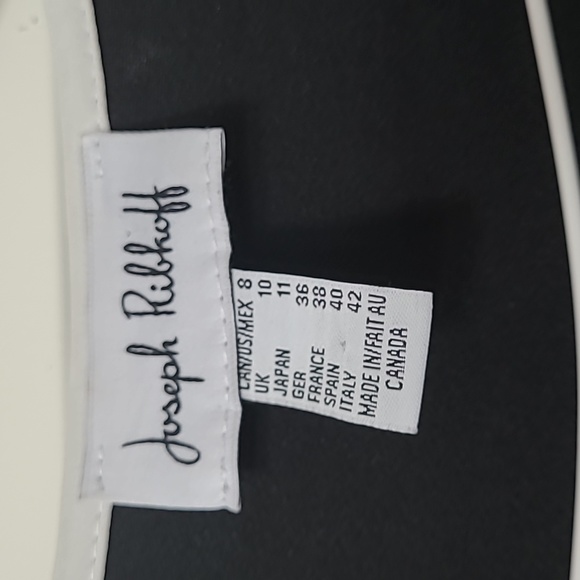 Joseph Ribcroff black and white top with flared sleeves - Picture 2 of 5